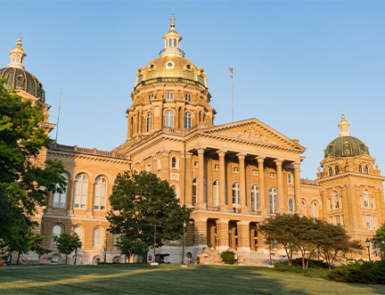 Iowa State capitol building