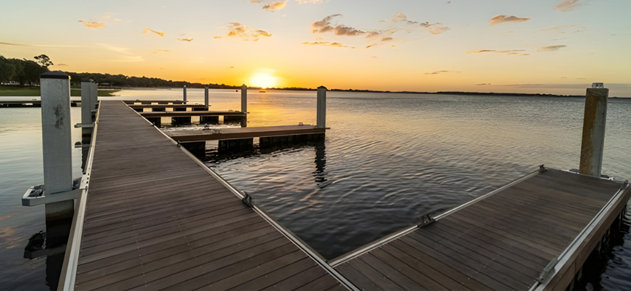 Sunset at Clermont Waterfront in Florida 