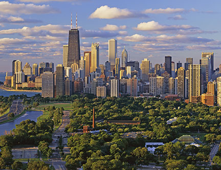 Chicago, IL skyline