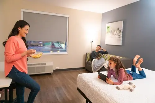 Family-friendly and spacious suites