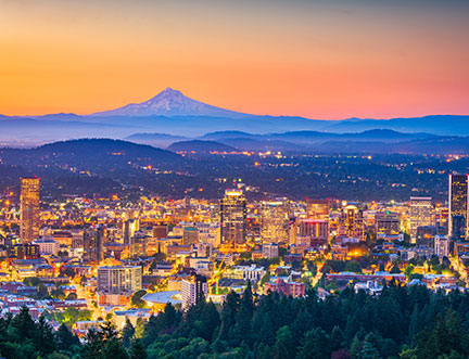 Portland, OR skyline