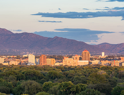 Albuquerque, NM skyline