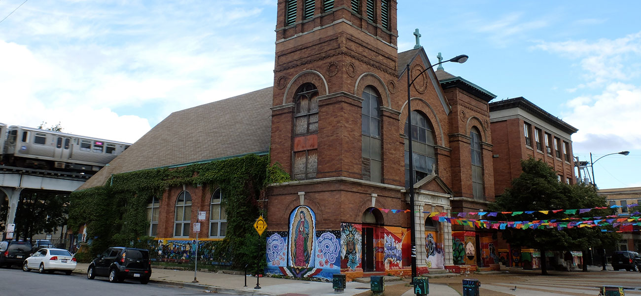 Murals in Pilsen neighborhood.