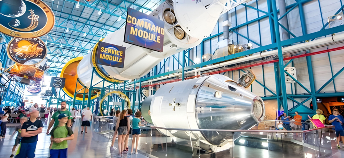 Space exhibit at the Orlando Science Center.