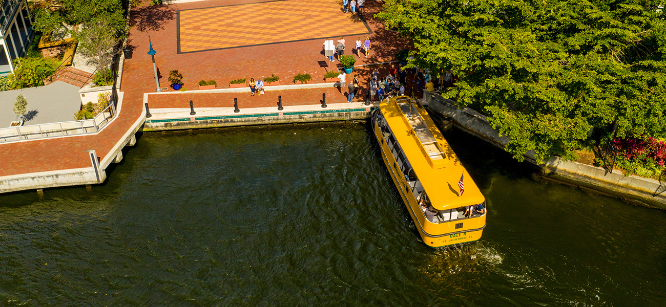 Water taxi in Florida.