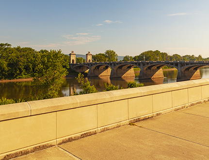 image of a bridge in Wilkes-Barre, PA