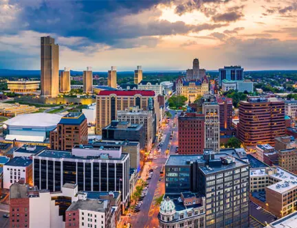 Albany, NY skyline