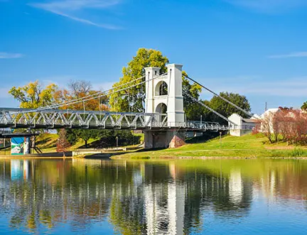 image of a bridge in Waco, TX