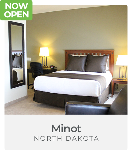 hotel room in minot, ND now open