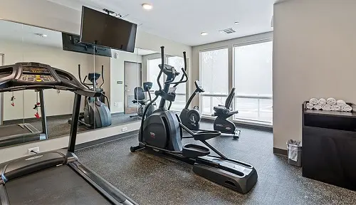 On-site fitness room