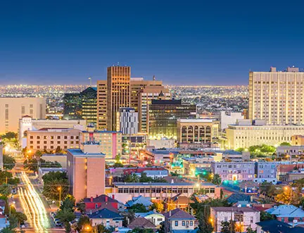 El Paso, TX skyline