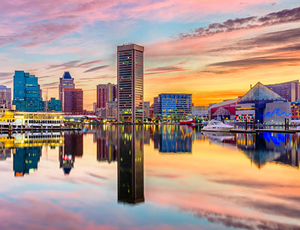Baltimore, MD skyline