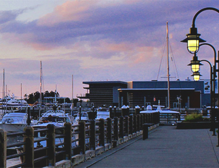 Image of a marina in Wilmington, NC